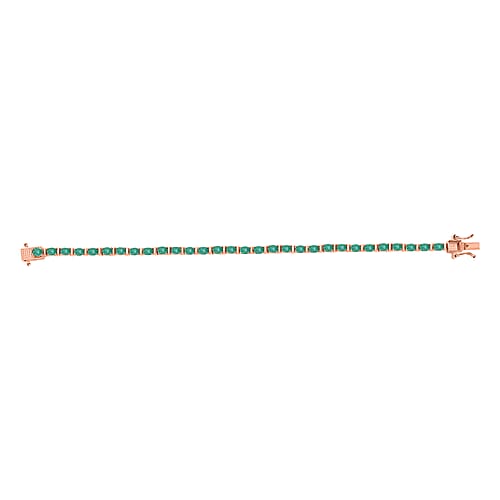 Rose Gold Over Sterling Silver / 8 Inches - Product card gallery slide 4 (9432670732543)