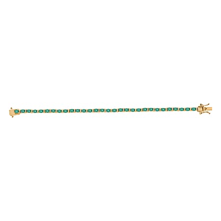 Yellow Gold Over Sterling Silver / 8 Inches - Product card gallery slide 4 (10177947533625)