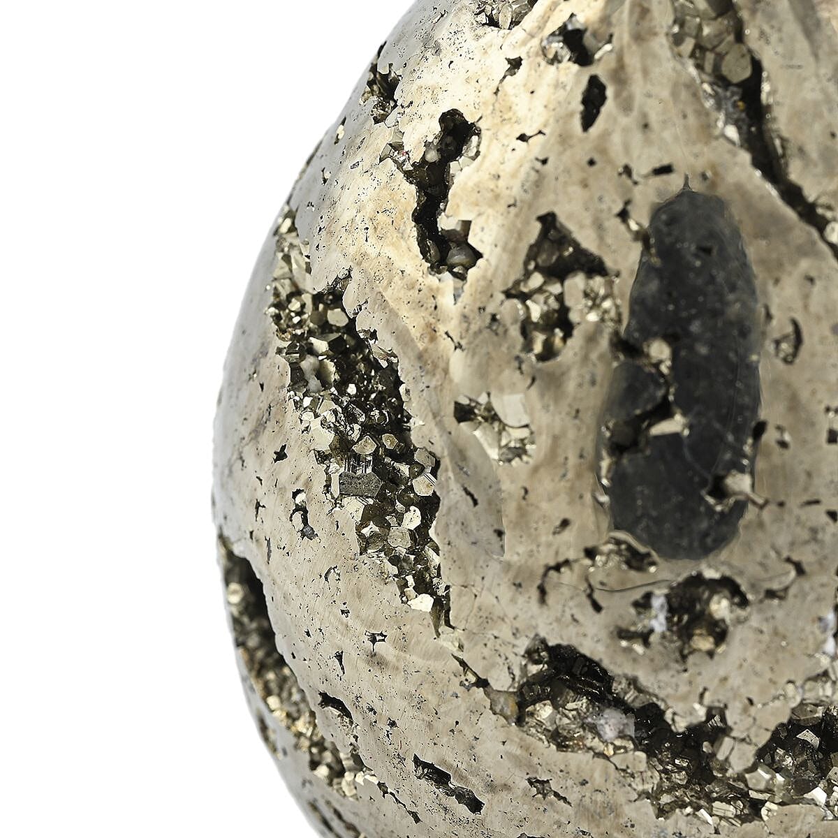 Pyrite Egg -S Approx 525ctw