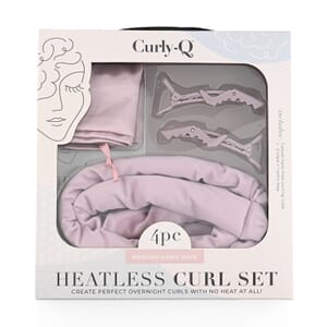 CurlyQ Long Dusty Mauve Curling Wrap & Clips