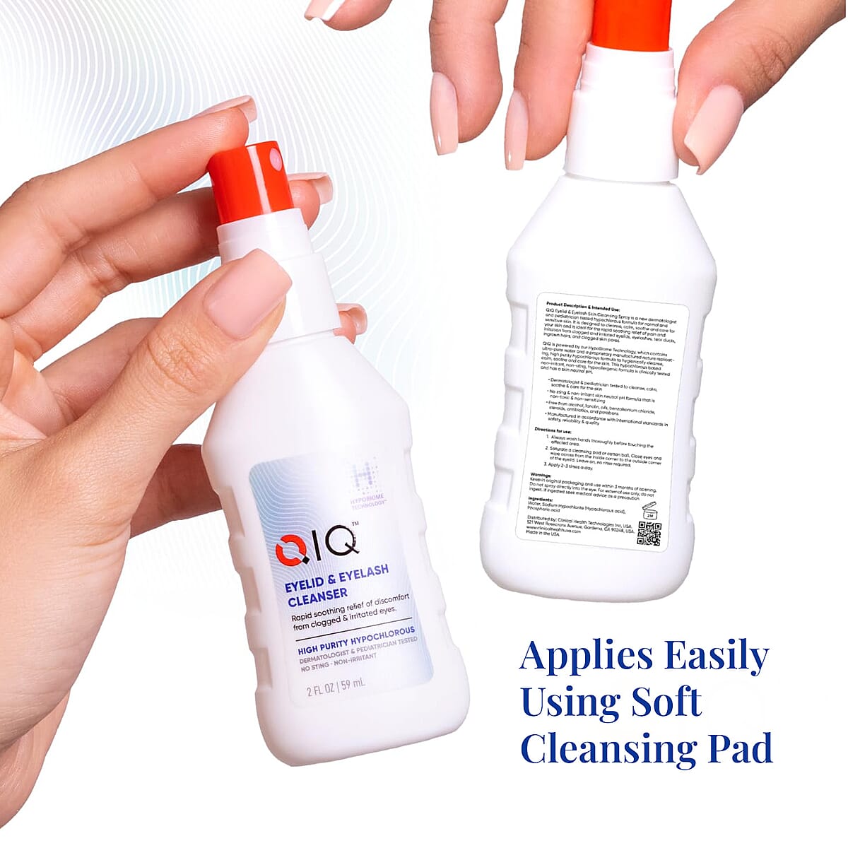 QIQ EyeLid & Eyelash Cleanser BOGO Bundle (2x 2oz) image number 5