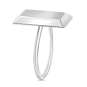 Bar Ring in 10K White Gold (Size 10.0) 1.90 Grams (Del. in 10-12 Days)