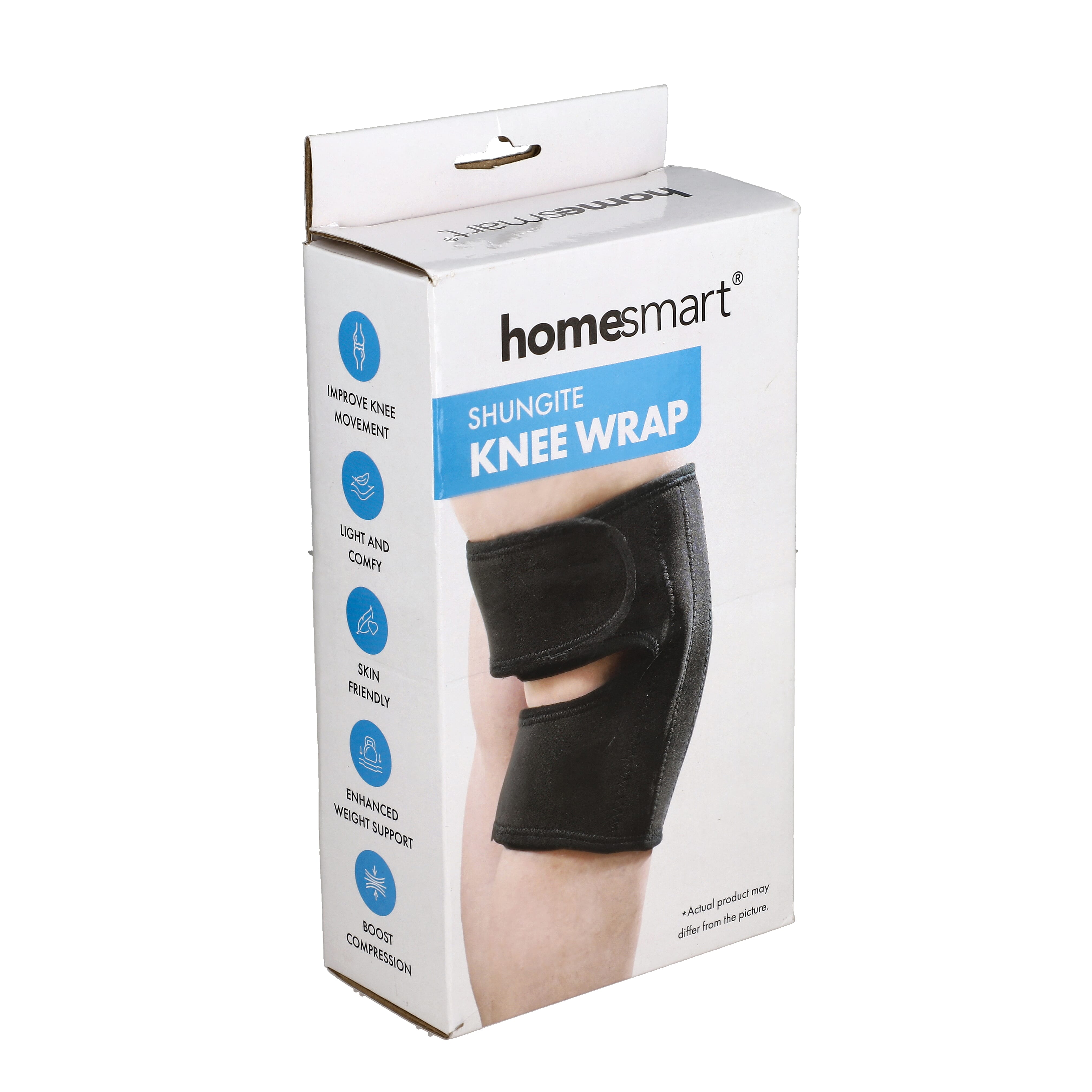 Black Special Size Knee Cap Hinge with Shungite Powder Outward
