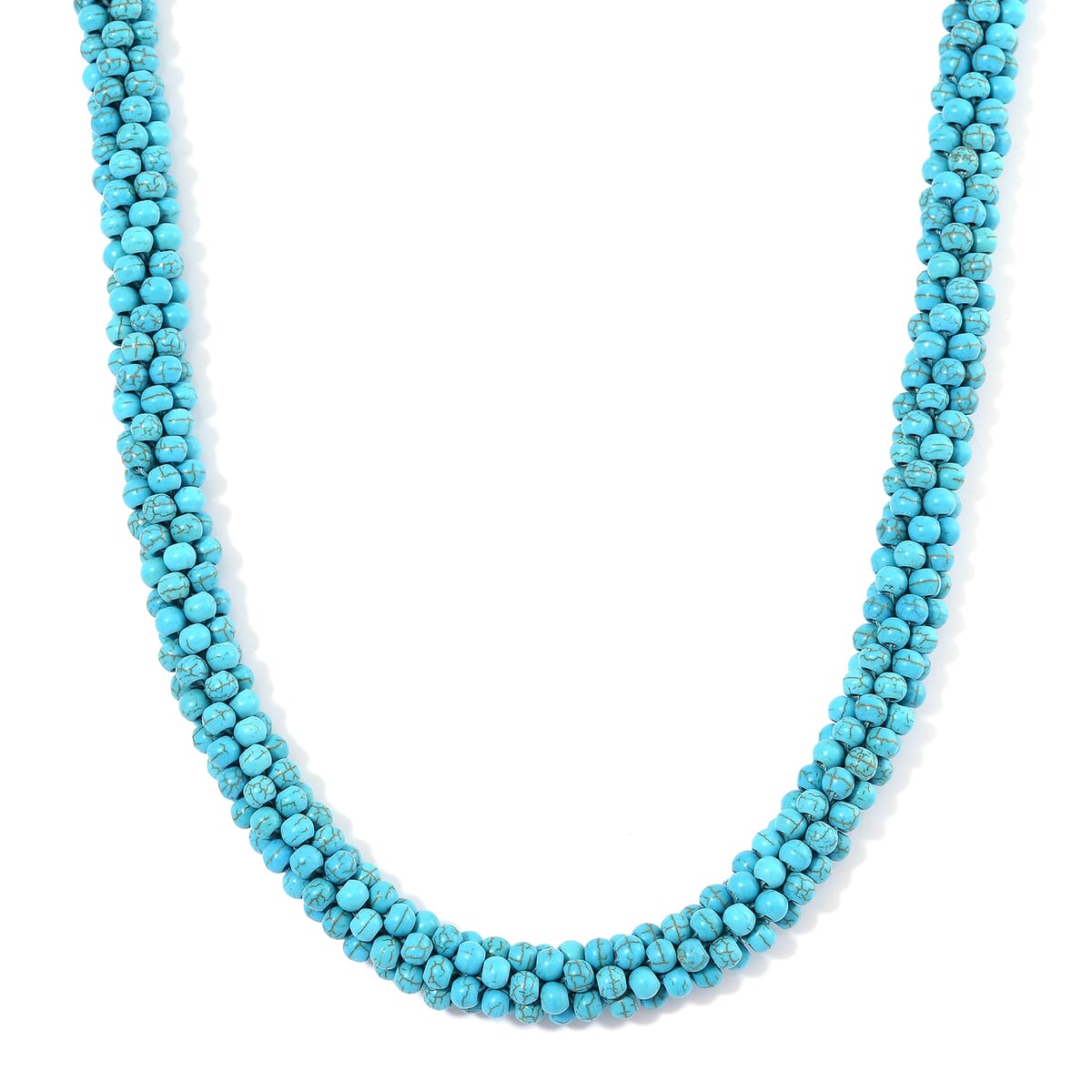 13th Jun TLV Blue Howlite Necklace (18-20 Inches) 190.00 ctw image number 0