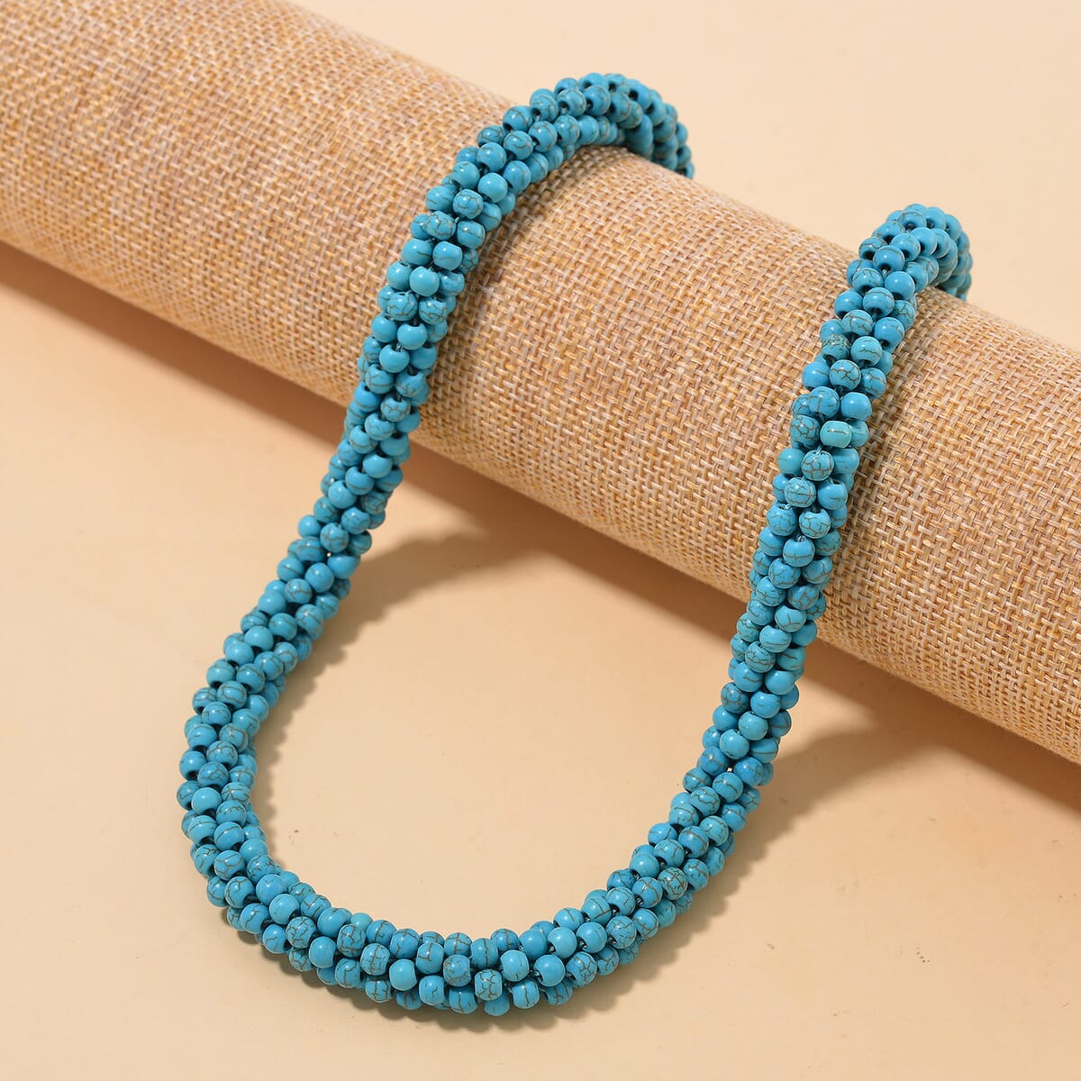 13th Jun TLV Blue Howlite Necklace (18-20 Inches) 190.00 ctw image number 1