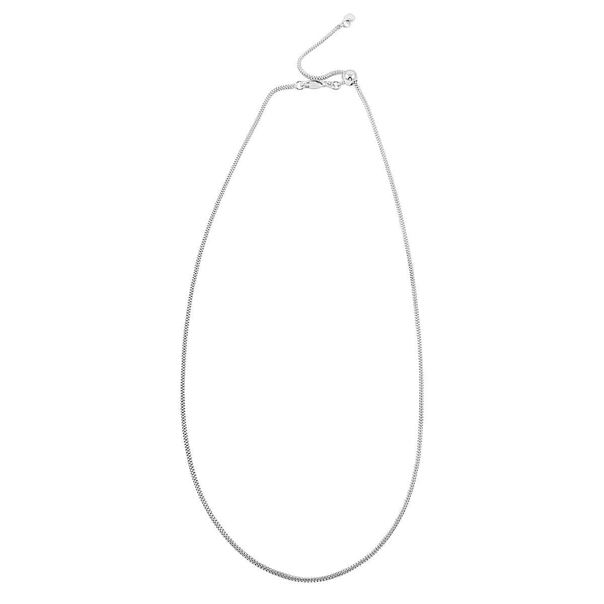 Sterling Silver Diamond Cut Coryana Necklace 18-24 Inches 10.20 Grams image number 4