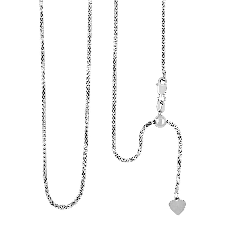 Necklace Sterling Silver (18-24 Inches) (4.20 g)