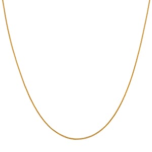 14K Yellow Gold Over Sterling Silver Necklace 18-24 Inches 4.20 Grams