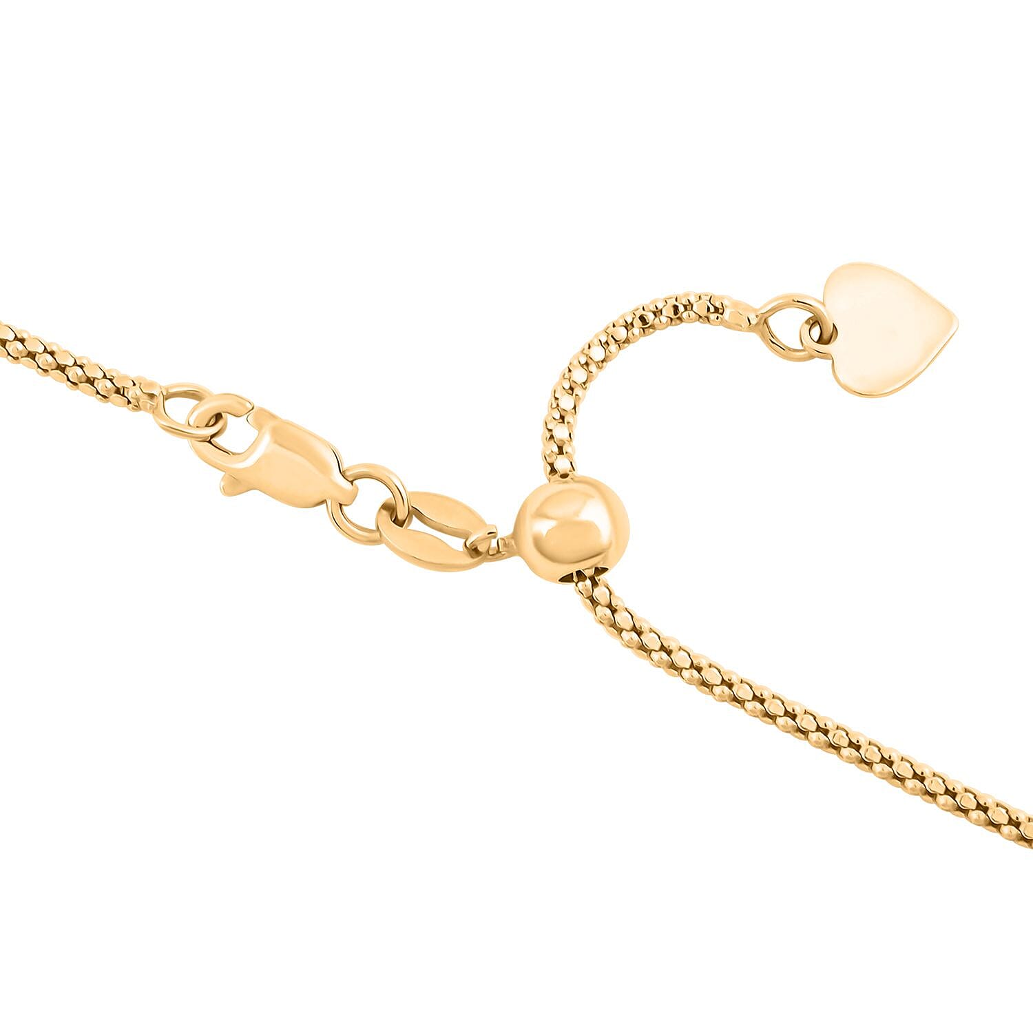 14K Yellow Gold Over Sterling Silver Necklace 18-24 Inches 4.20 Grams