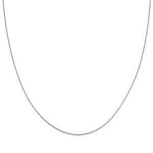 Cable Chain Necklace in Sterling Silver 7.4 Grams 18-24 Inches