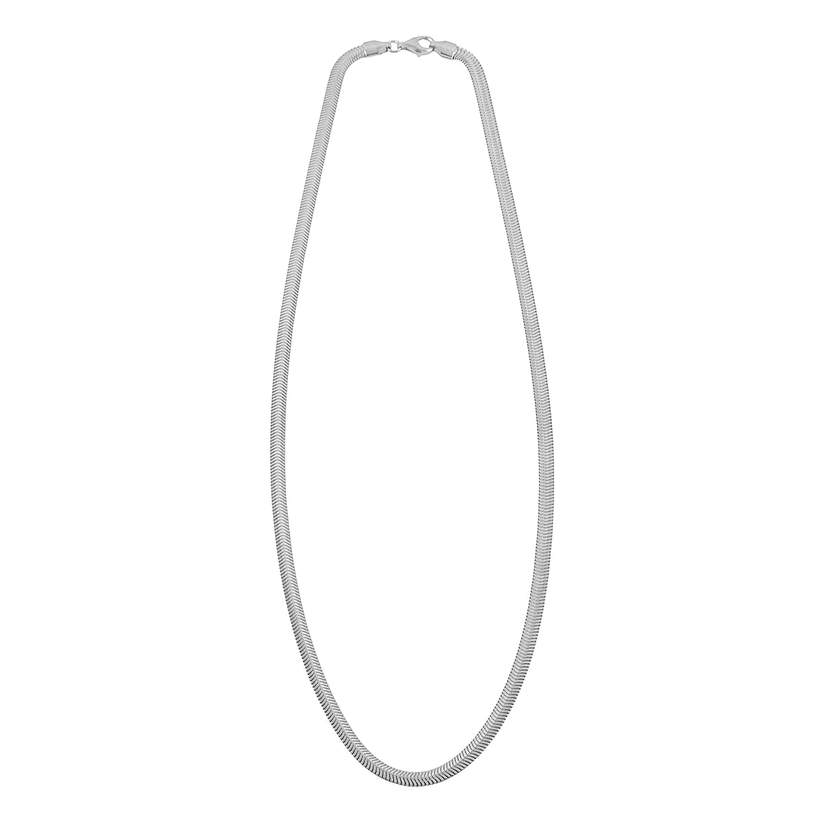 Sterling Silver Snake Chain Necklace 20 Inches 13.6 Grams image number 4