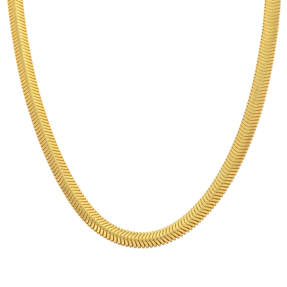 14K Yellow Gold Over Sterling Silver Snake Chain Necklace 20 Inches 13.6 Grams image number 1