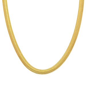 14K Yellow Gold Over Sterling Silver Snake Chain Necklace 20 Inches 13.6 Grams
