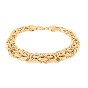 Fancy Byzantine Chain Bracelet in 14K Yellow Gold (7.50 In) 10.5 Grams