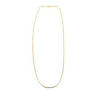 14K Yellow Gold Sparkle Chain Necklace (24 Inches) (1.5mm, 1.6 Grams)