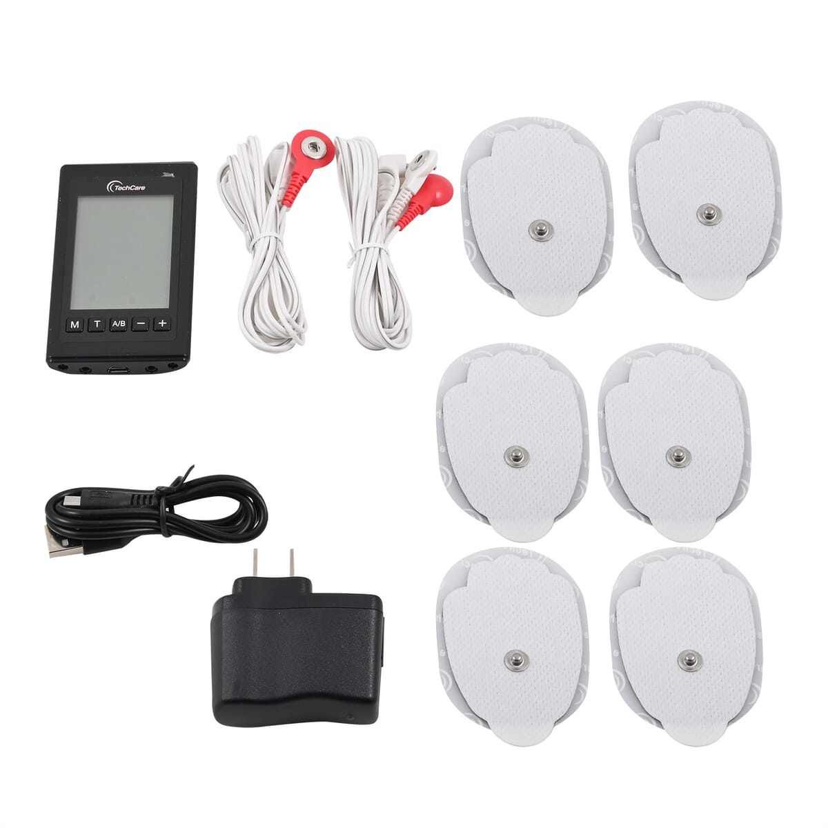 Techcare Tens Unit Muscle Stimulator EMS 12 Massage Modes Full Body Back Pain Relief image number 1