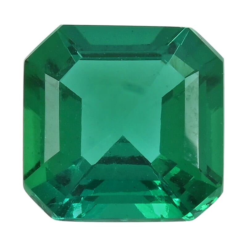 Luxuriant Lab Grown AAAA Emerald (Oct 7x7 mm) 1.00 ctw