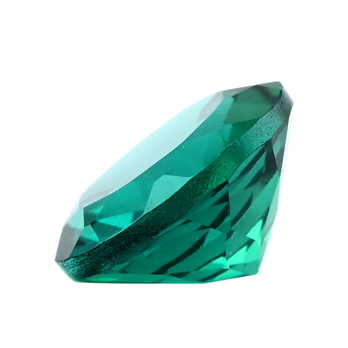 Luxuriant Lab Grown AAAA Emerald (Rnd 6 mm) 0.50 ctw image number 1
