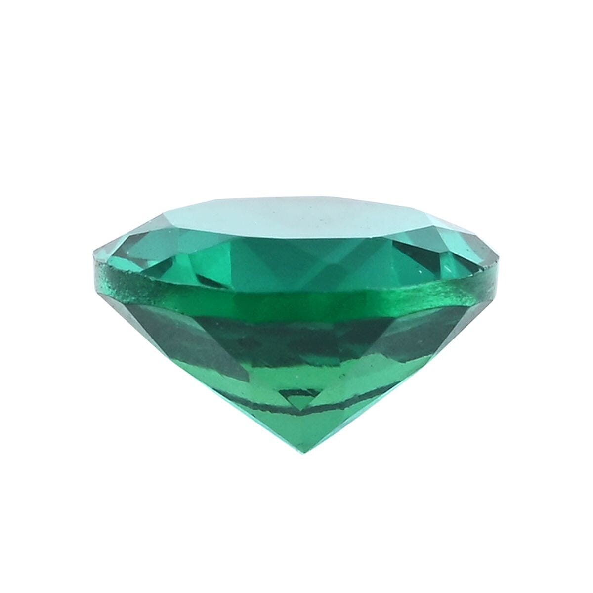 Luxuriant Lab Grown AAAA Emerald (Rnd 6 mm) 0.50 ctw image number 2
