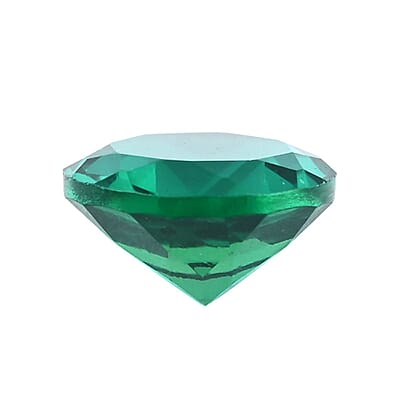 Luxuriant Lab Grown AAAA Emerald (Rnd 6 mm) 0.50 ctw