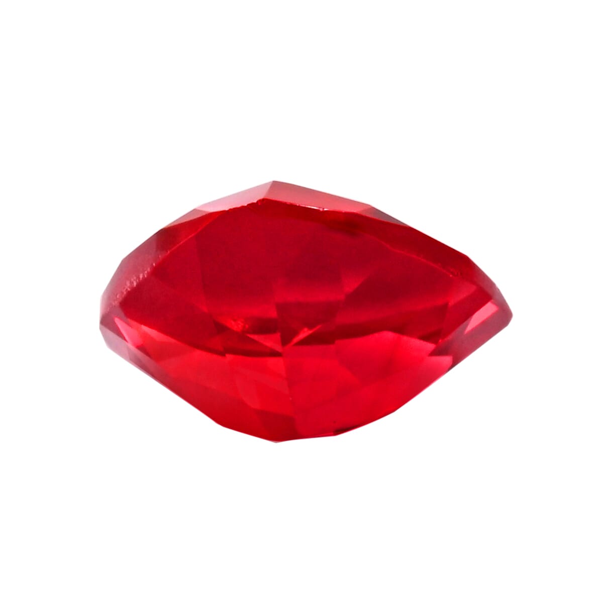 Luxuriant Lab Grown AAAA Padparadscha Sapphire (Trillion 9x9 mm) 3.00 ctw image number 2