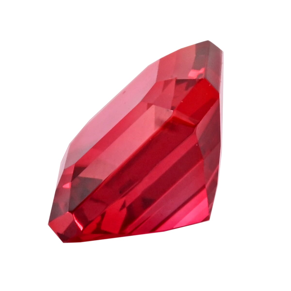 Luxuriant Lab Grown AAAA Padparadscha Sapphire (Oct 9x9 mm) 4.50 ctw image number 1