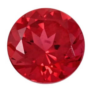 Luxuriant Lab Grown AAAA Padparadscha Sapphire (Rnd 9 mm) 3.50 ctw