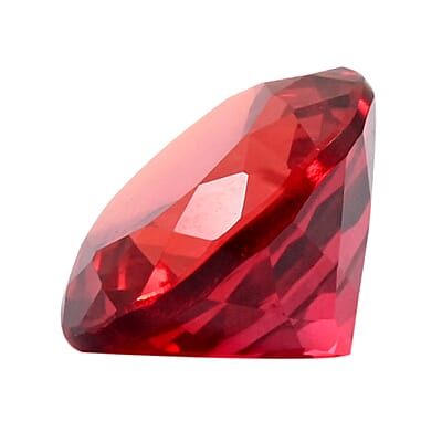 Luxuriant Lab Grown AAAA Padparadscha Sapphire (Rnd 9 mm) 3.50 ctw