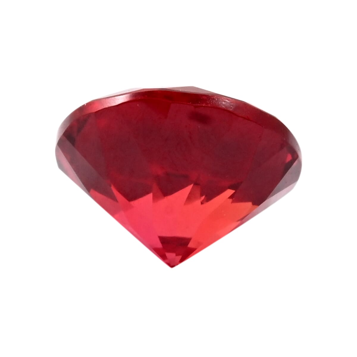 Luxuriant Lab Grown AAAA Padparadscha Sapphire (Rnd 9 mm) 3.50 ctw image number 2