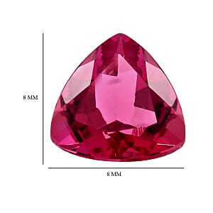 Luxuriant Lab Grown AAAA Bixbite (Trillion 8x8 mm) 1.50 ctw