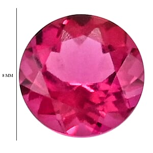 Luxuriant Lab Grown AAAA Bixbite (Rnd 8 mm) 1.50 ctw