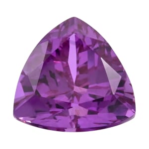 AAAA Luxuriant Lab Grown Purple Sapphire (Trillion 10x10 mm) 4.50 ctw
