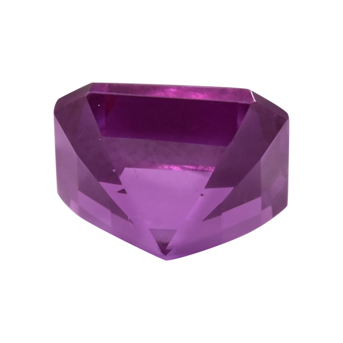 AAAA Luxuriant Lab Grown Purple Sapphire (Oct 9x9 mm) 4.50 ctw image number 2