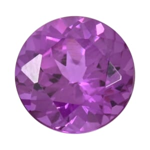 AAAA Luxuriant Lab Grown Purple Sapphire (Rnd 10 mm) 4.50 ctw