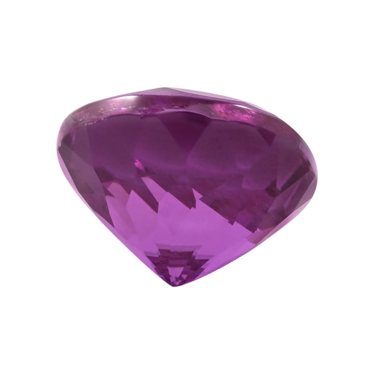 AAAA Luxuriant Lab Grown Purple Sapphire (Rnd 10 mm) 4.50 ctw image number 2
