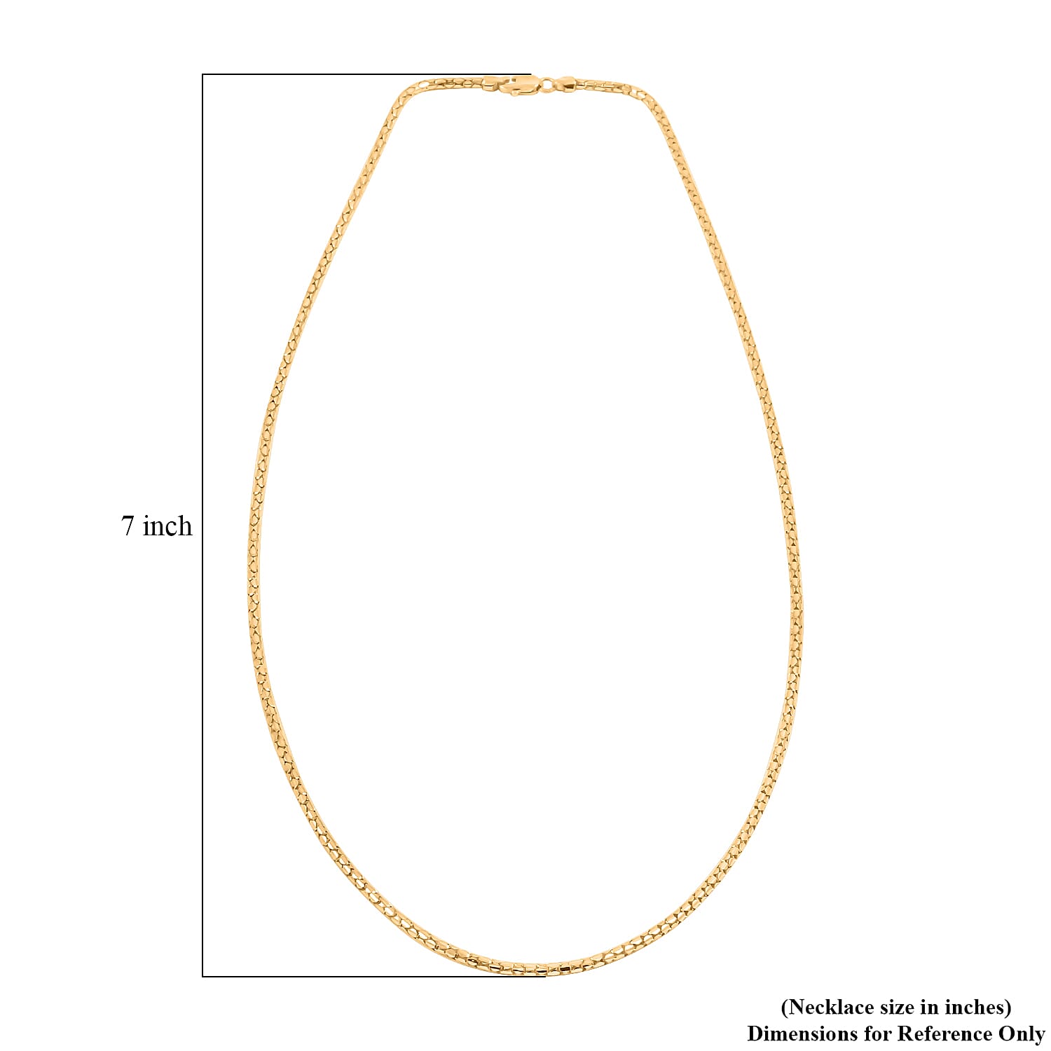 10K Yellow Gold 1.7mm Luca Necklace 18 Inches 4.10 Grams