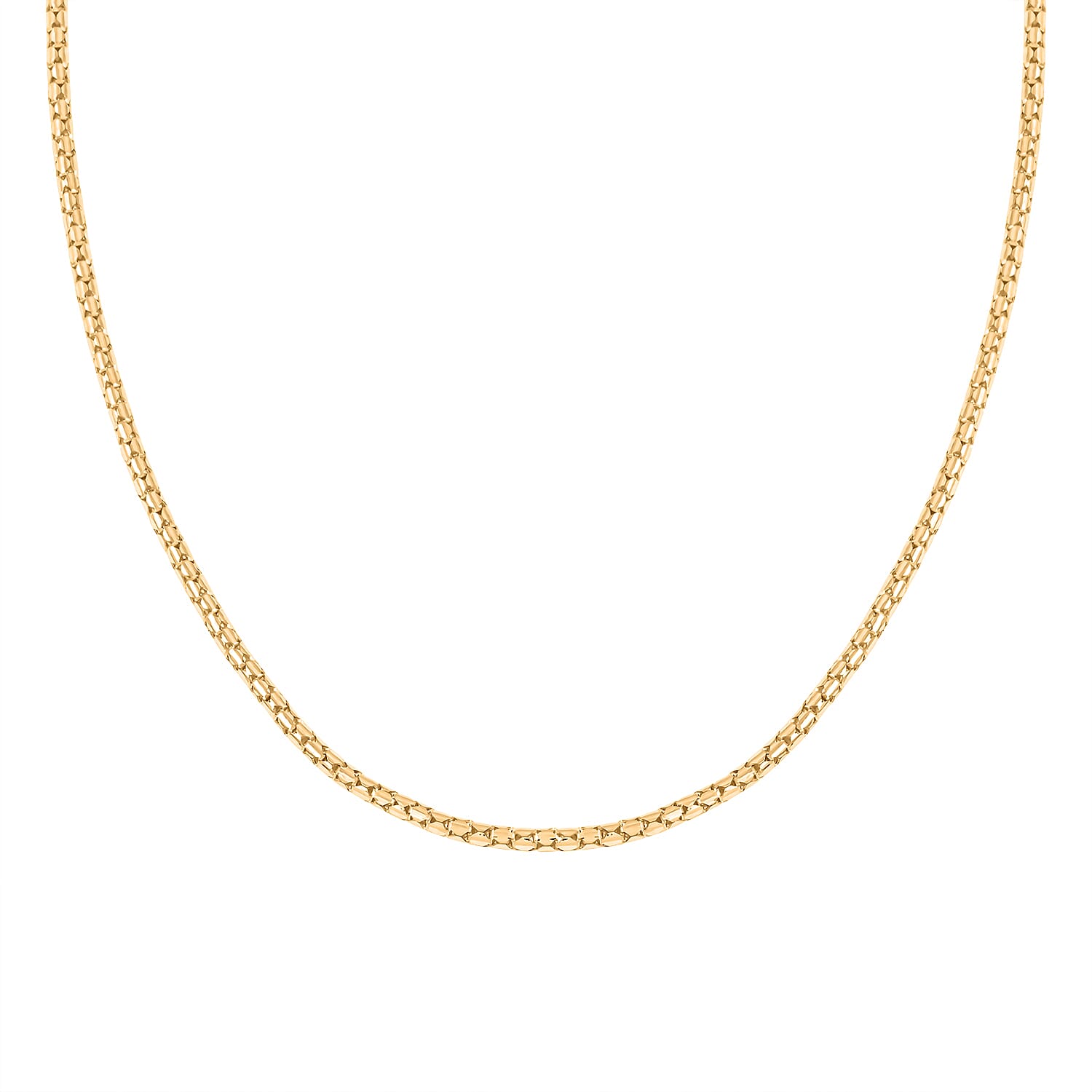10K Yellow Gold 1.7mm Luca Necklace 20 Inches 4.6 Grams