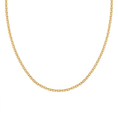 10K Yellow Gold 1.7mm Luca Necklace 20 Inches 4.6 Grams