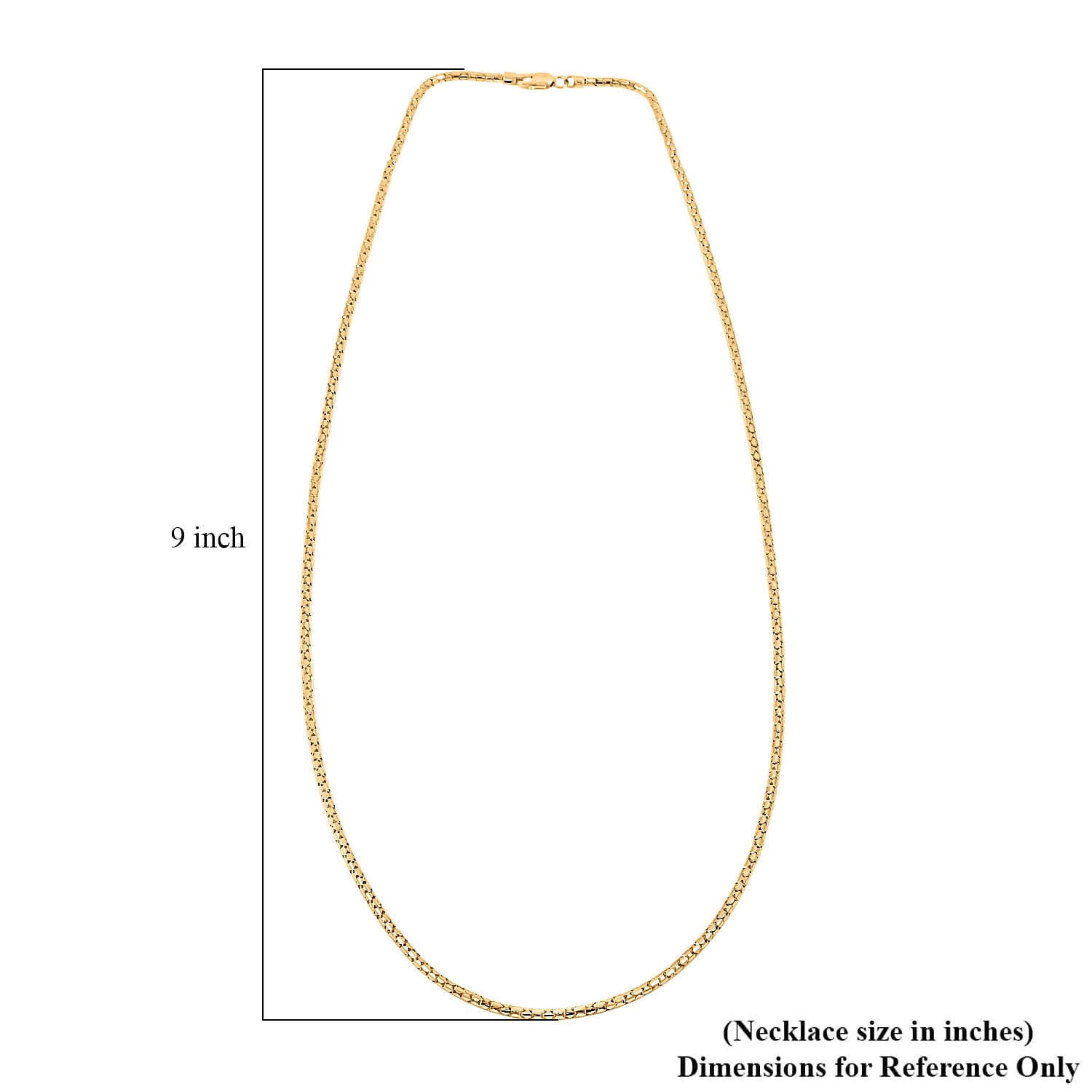 10K Yellow Gold 1.7mm Luca Necklace 20 Inches 4.6 Grams