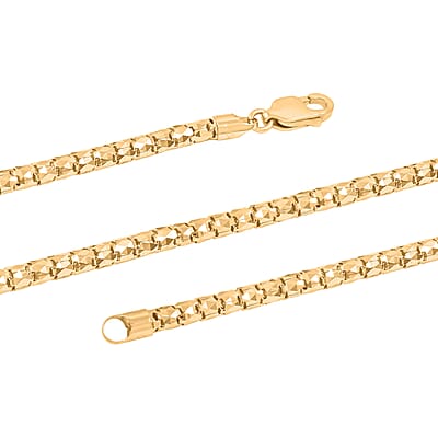 10K Yellow Gold 3.5 mm Luca Necklace 20 Inches 17.2 Grams