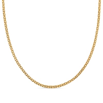 10K Yellow Gold 1.7mm Luca Necklace 22 Inches 5 Grams