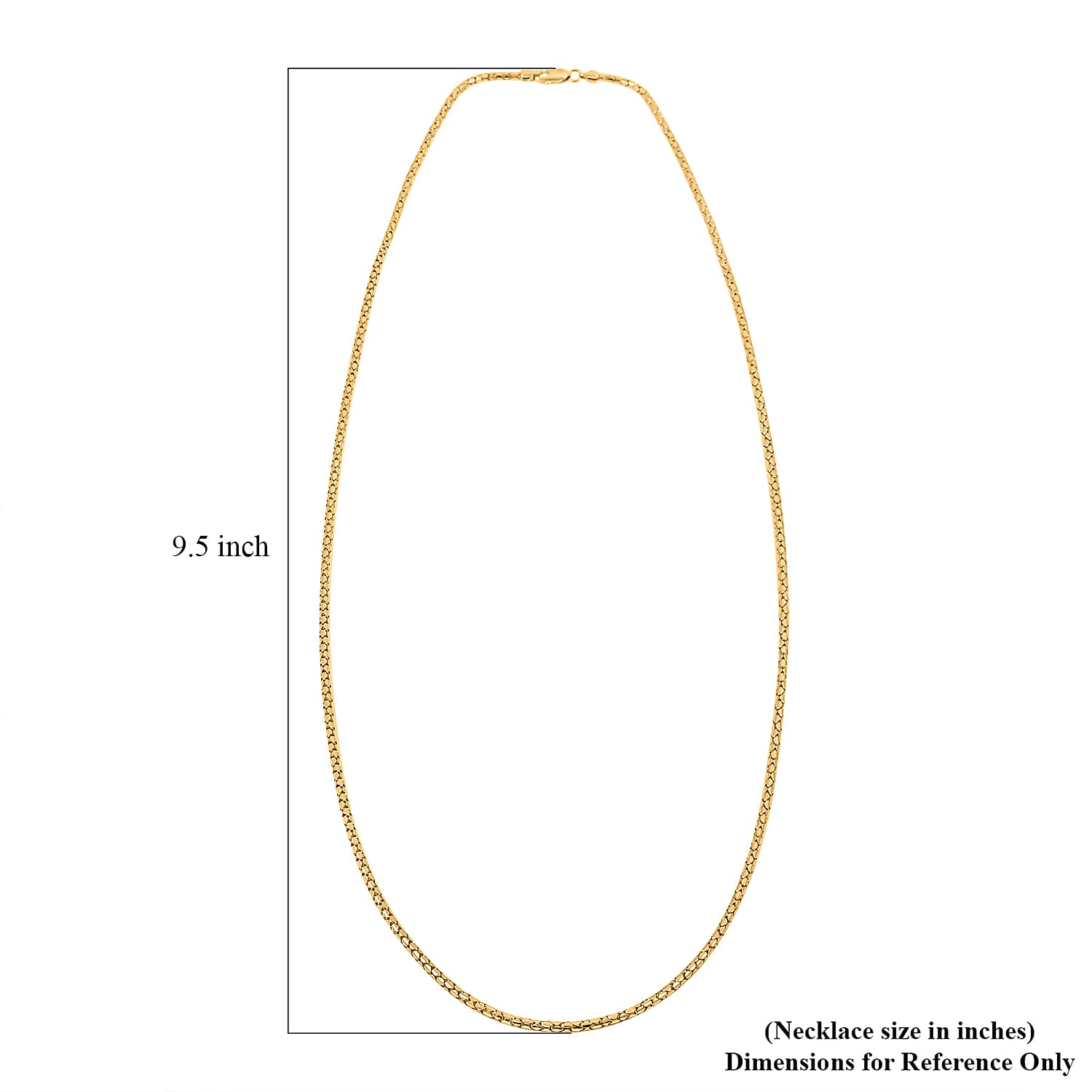 10K Yellow Gold 1.7mm Luca Necklace 22 Inches 5 Grams