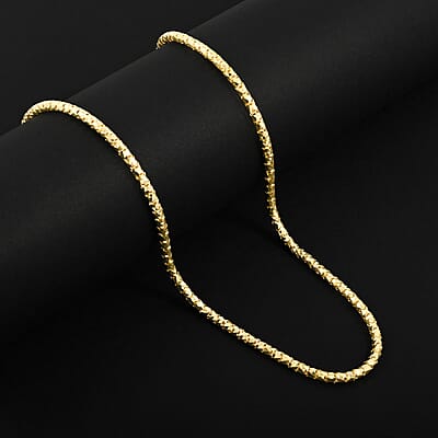 10K Yellow Gold 3.5mm Necklace 22 Inches 19.2 Grams
