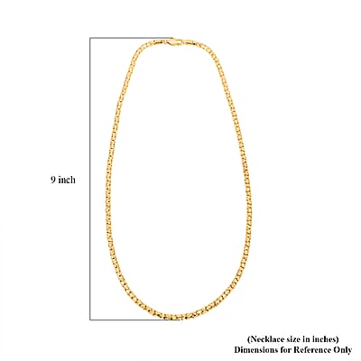10K Yellow Gold 3.5mm Necklace 22 Inches 19.2 Grams