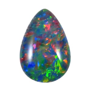 AAAA Australian Lightning Ridge Opal Triplet (Pear 12x8 mm) 1.75 ctw