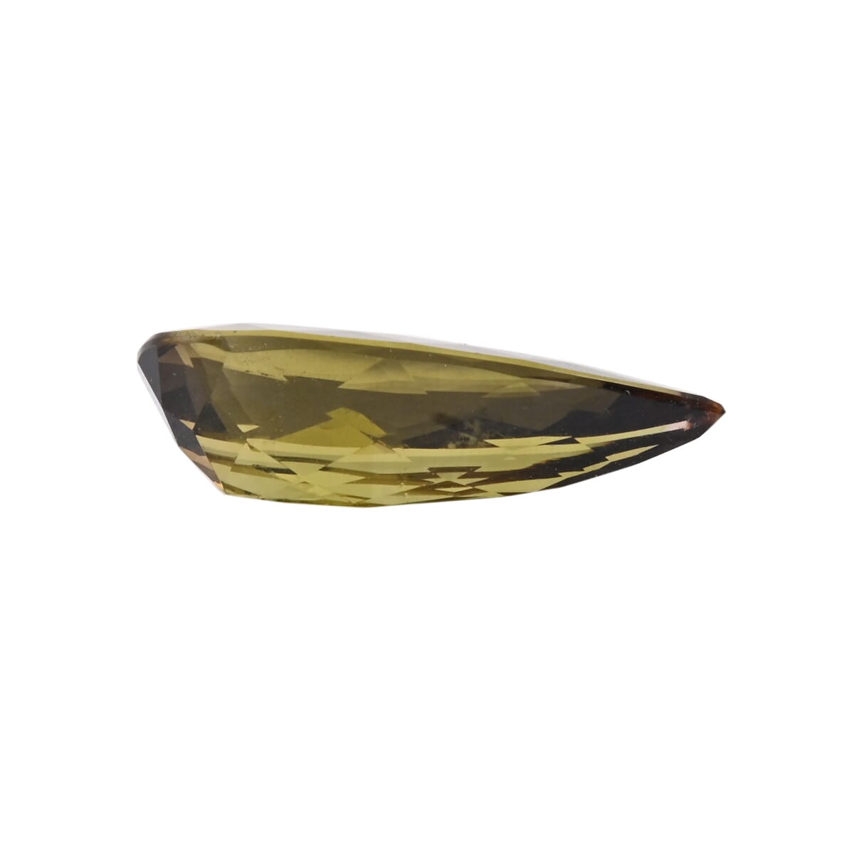 Certifid & Appraised AAAA Jenipapo Andalusite (Pear Free Size) 4.00 ctw image number 2