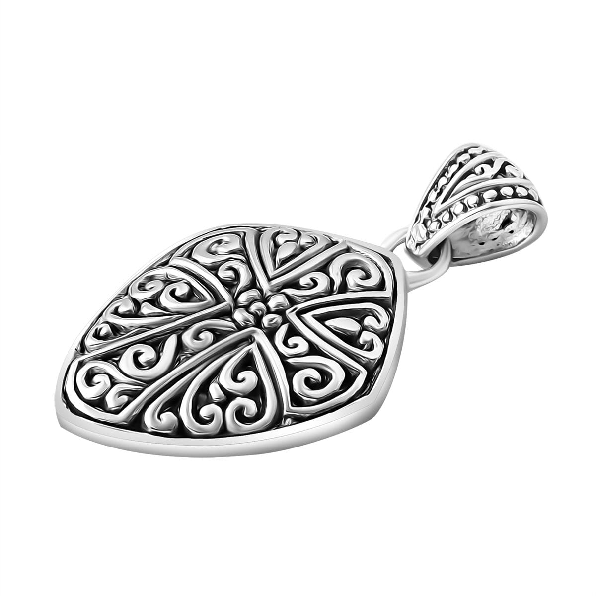Bali Legacy Sterling Silver Cross Pendant without Chain 4.60 Grams image number 2