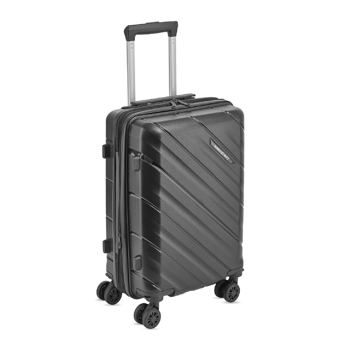 Karriage Mate Expandable Hardside Spinner 20 Carry-On -Black image number 0