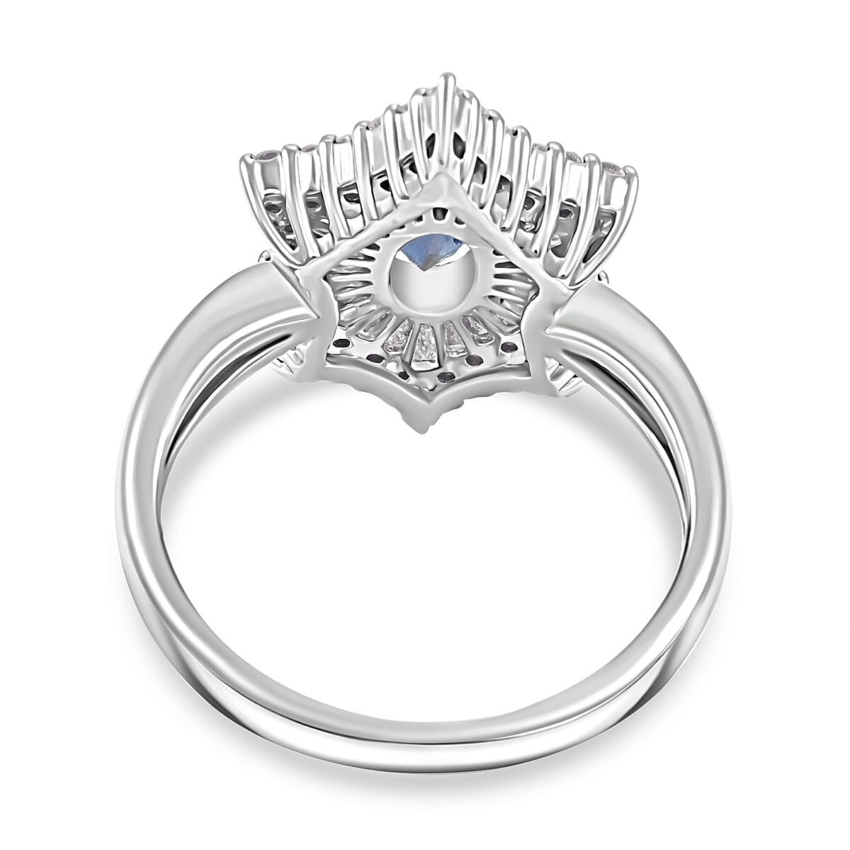 Chairman Vault Collection Certified & Appraised  900 Platinum AAAA Brazilian Alexandrite, Diamond (E-F, VS) (0.62 cts) Ring (Size 7.0) (7.45 g) 1.34 ctw image number 4