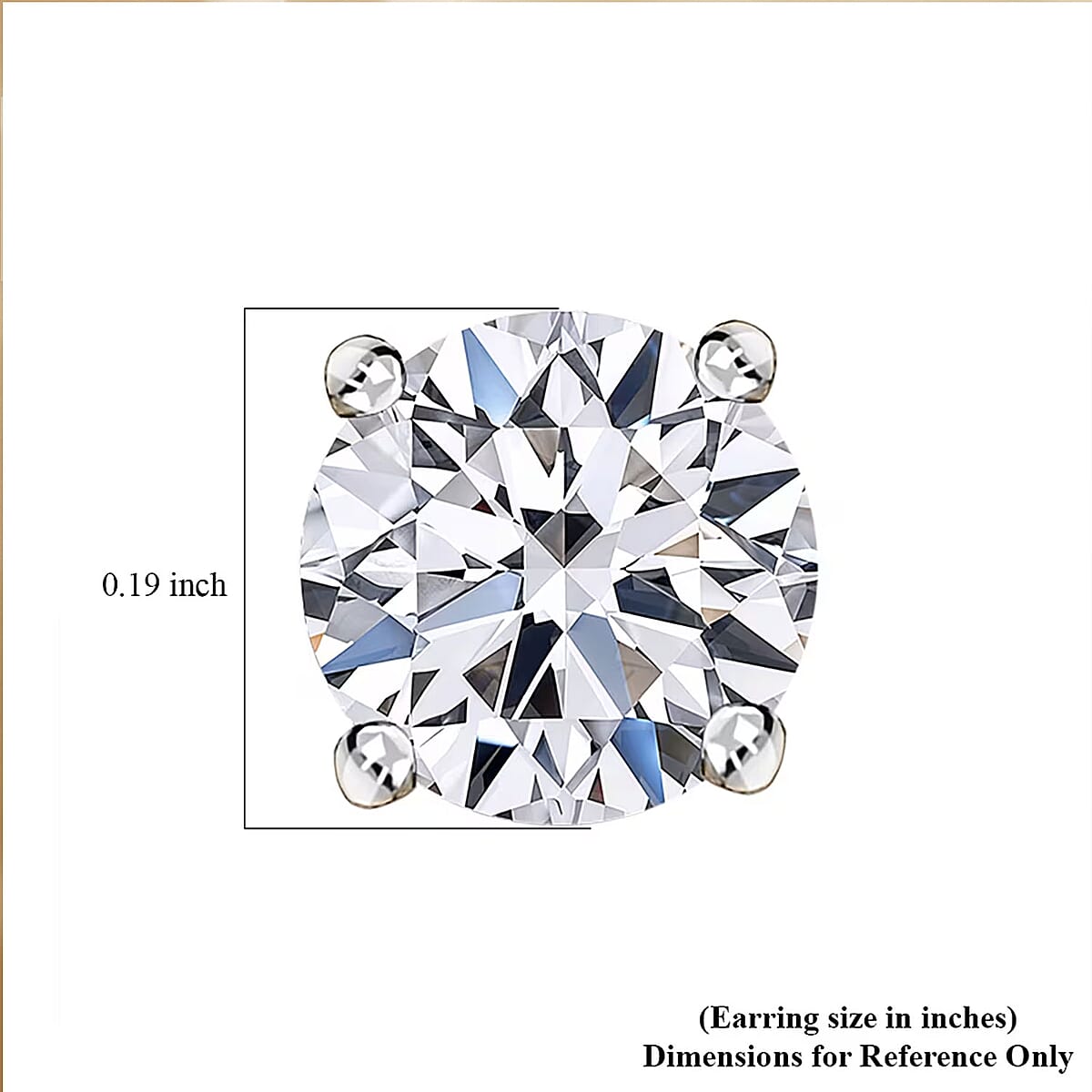 SGL Certified Luxuriant Lab Grown Diamond SI 1.00 ctw Solitaire Stud Earrings in 14K Yellow Gold image number 6